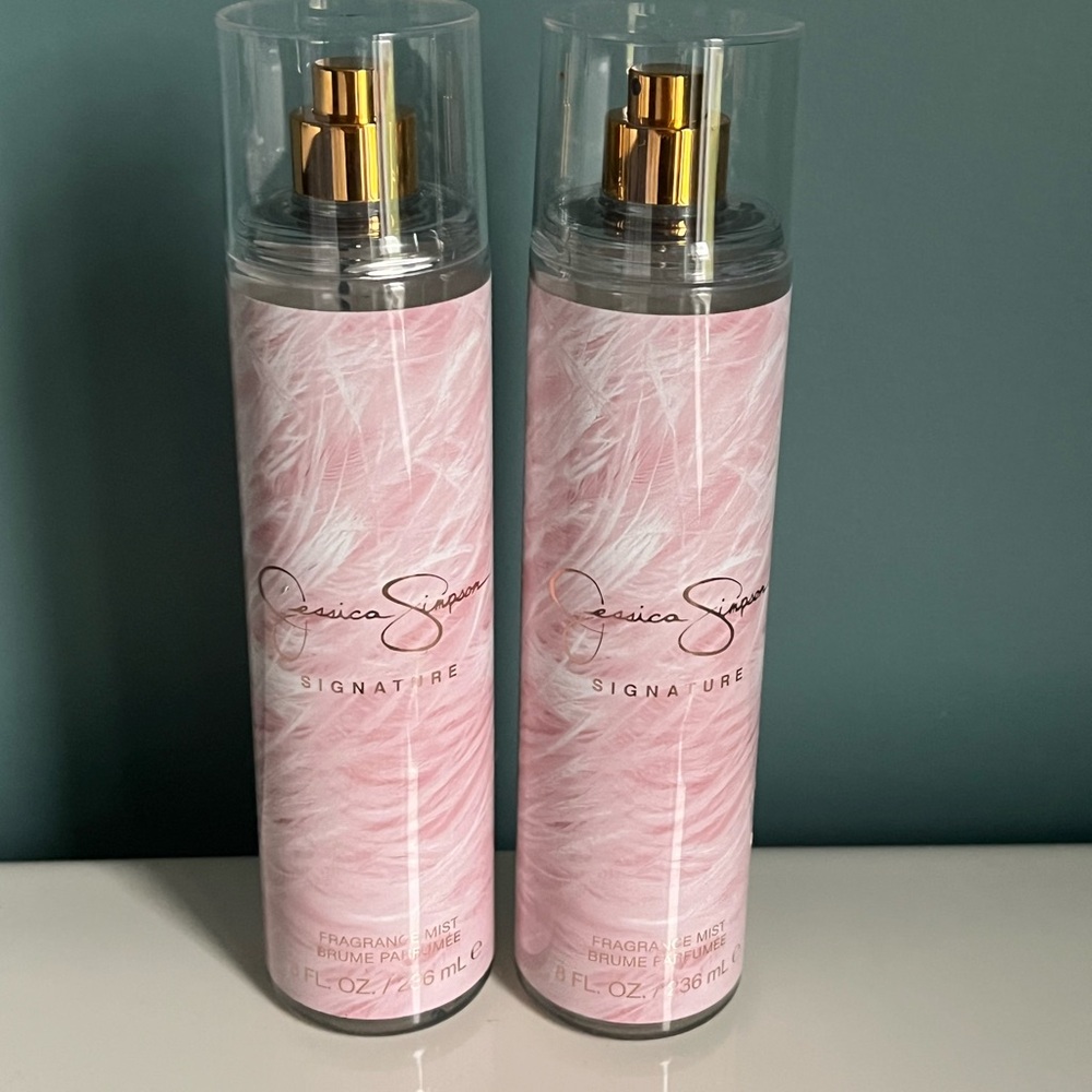 Two New Jessica Simpson Signature Fragrance Mists 8 Oz Each